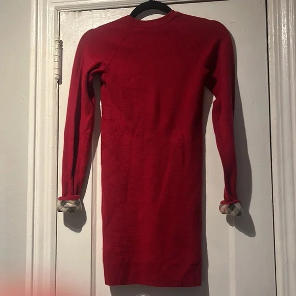 Girls Burberry sweater dress